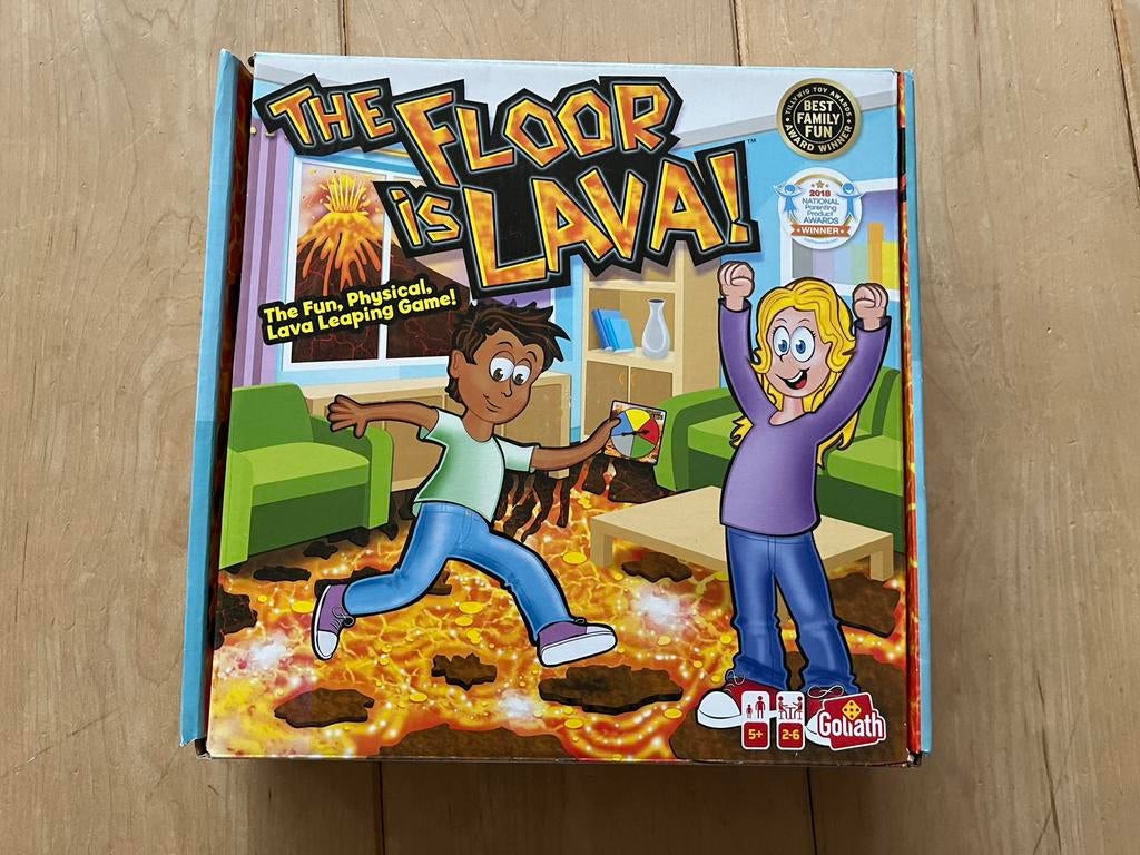 Spel “de vloer is lava”, Ophalen of Verzenden, Zo goed als nieuw