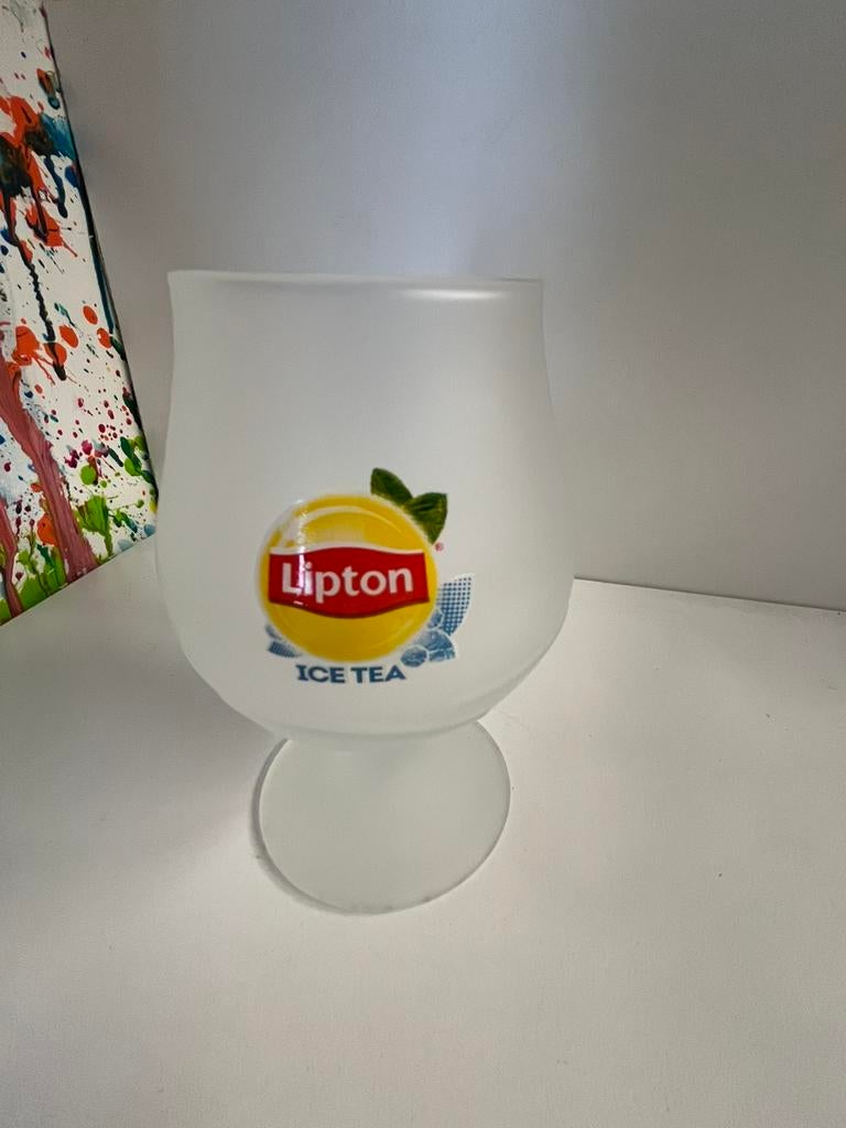 Lipton ice tea glazen set van 6 glazen, Verzamelen, Glas en Borrelglaasjes, Ophalen of Verzenden, Nieuw, Frisdrankglas