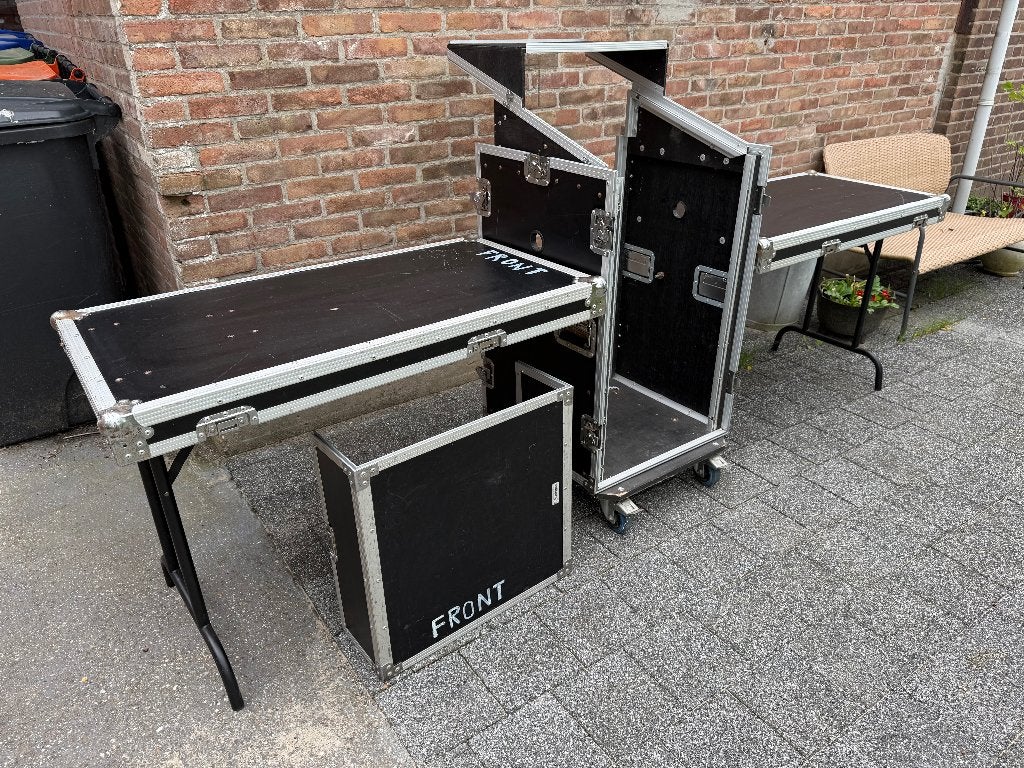 Accucase Combi Flightcase rack 19" inch + tafels, Muziek en Instrumenten, Behuizingen en Koffers, Gebruikt, Overige instrumenten