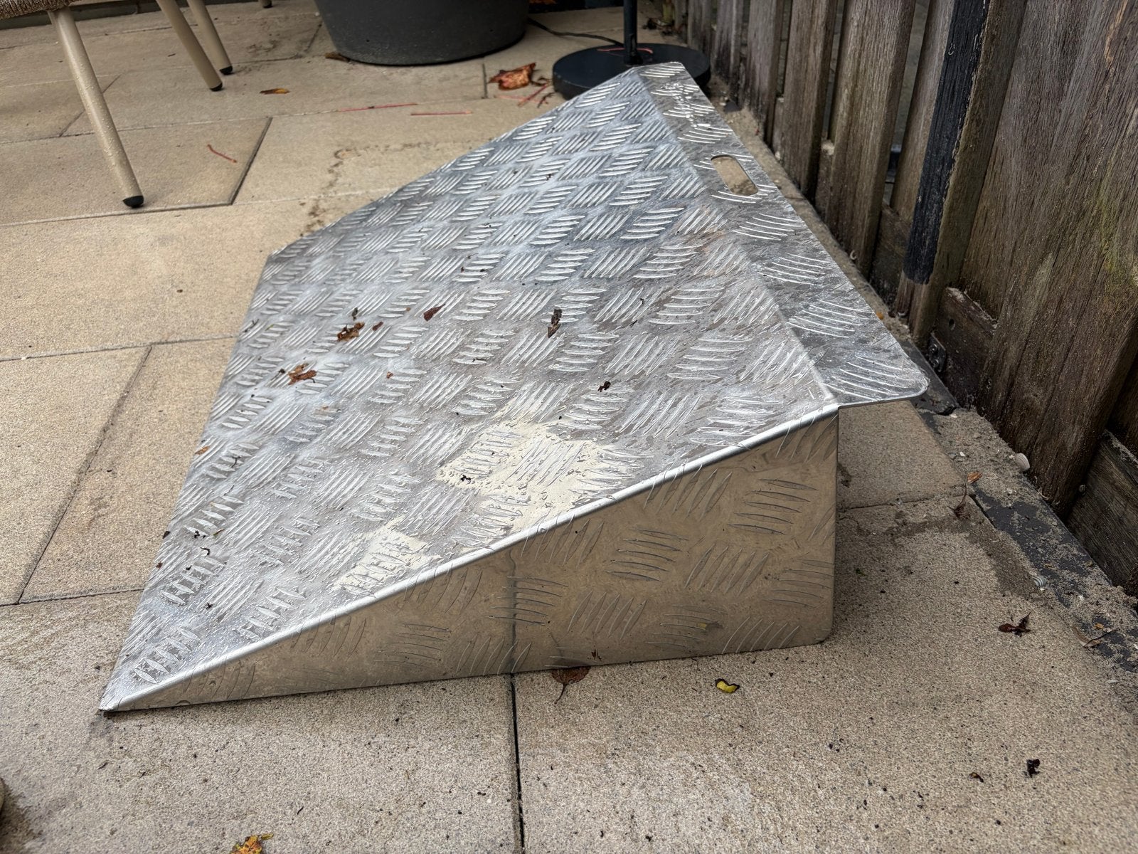 Aluminium oprijplaat / drempelhulp, Ophalen, Overige materialen, Overige typen, Zo goed als nieuw