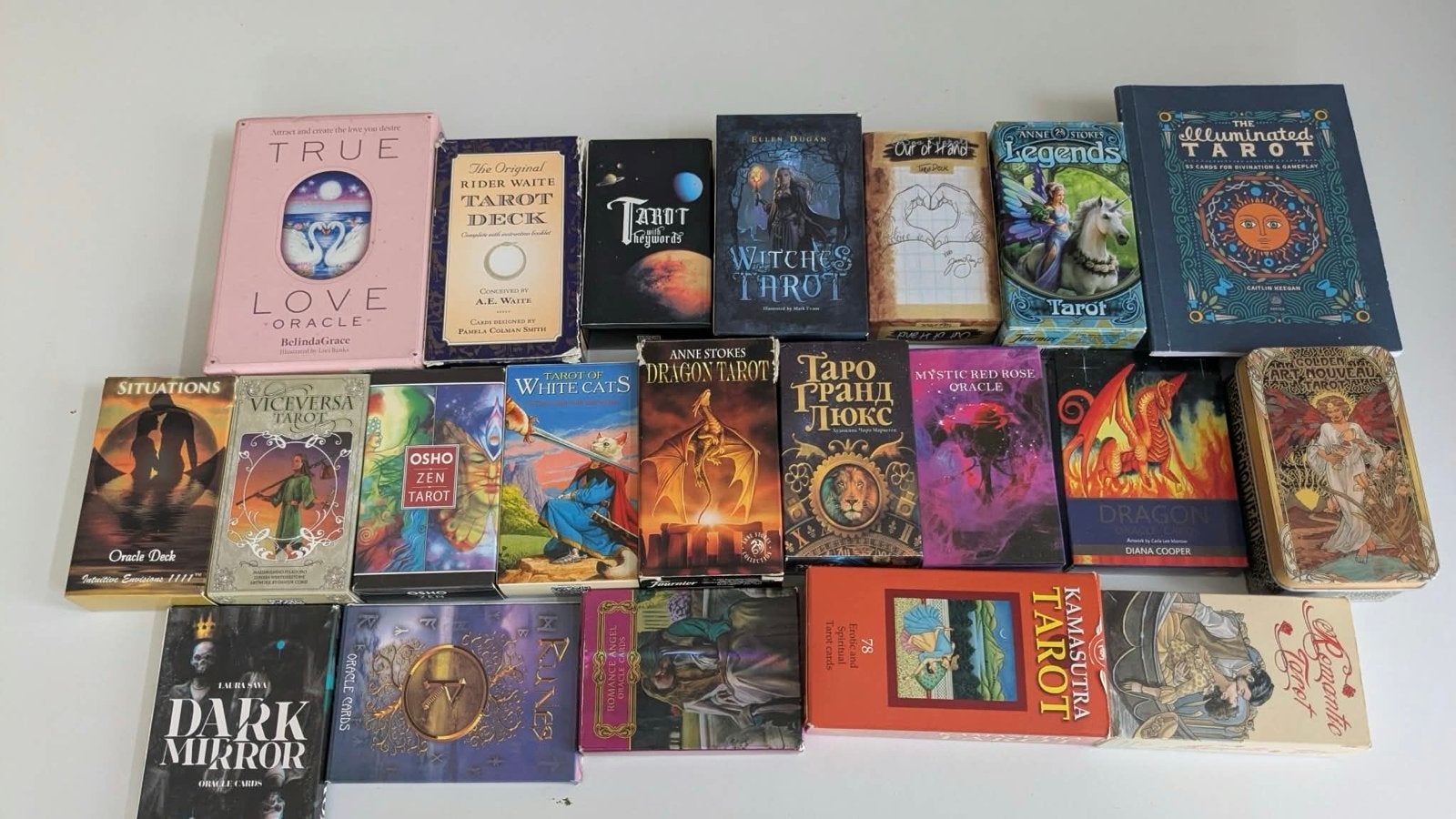 Grote collectie Tarot- en Orakelkaarten (20+ decks), Ophalen, Zo goed als nieuw, Tarot of Kaarten leggen, Overige typen