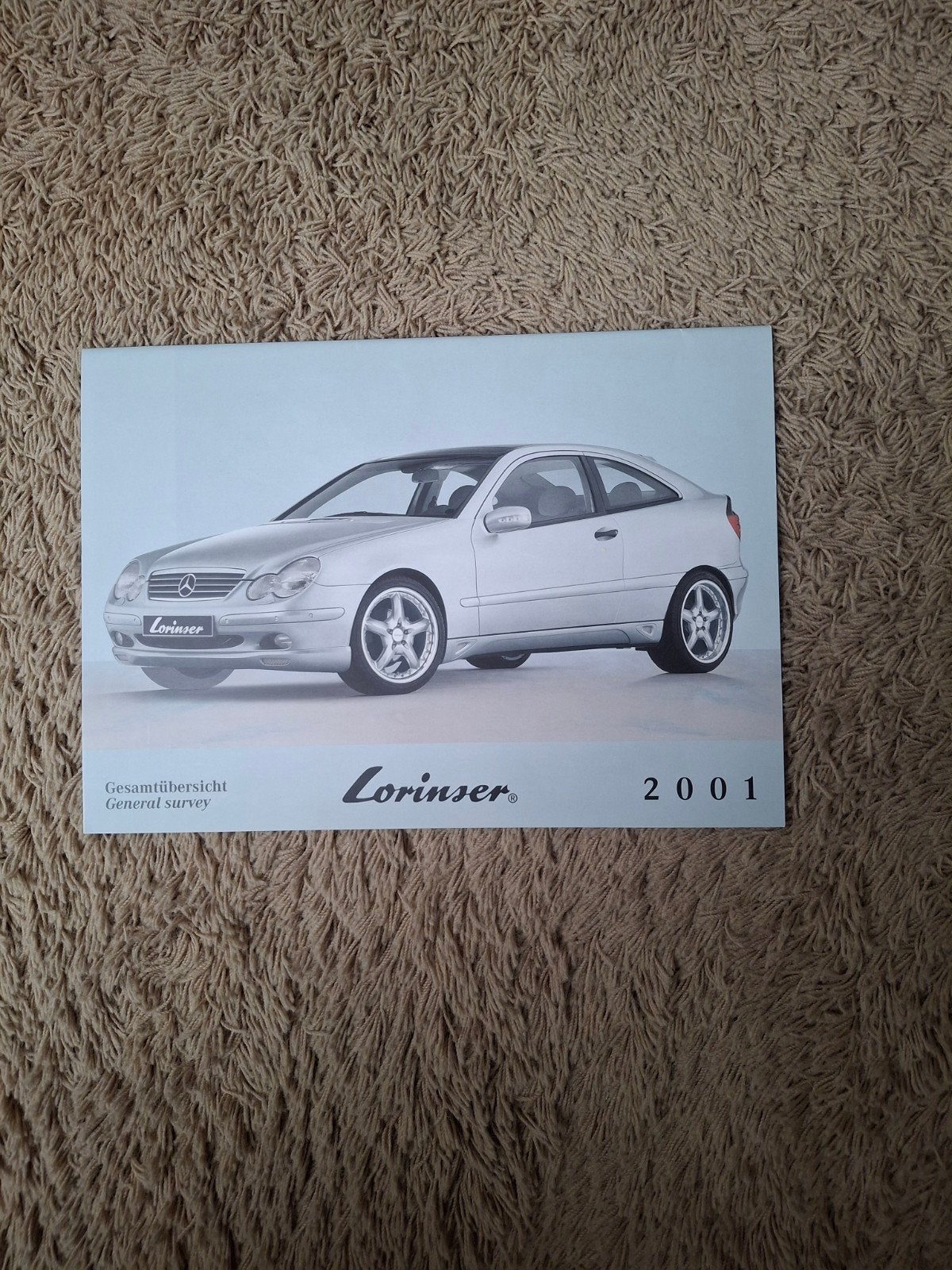 Autofolder Lorinser Mercedes 2001, Verzenden, Zo goed als nieuw, Mercedes