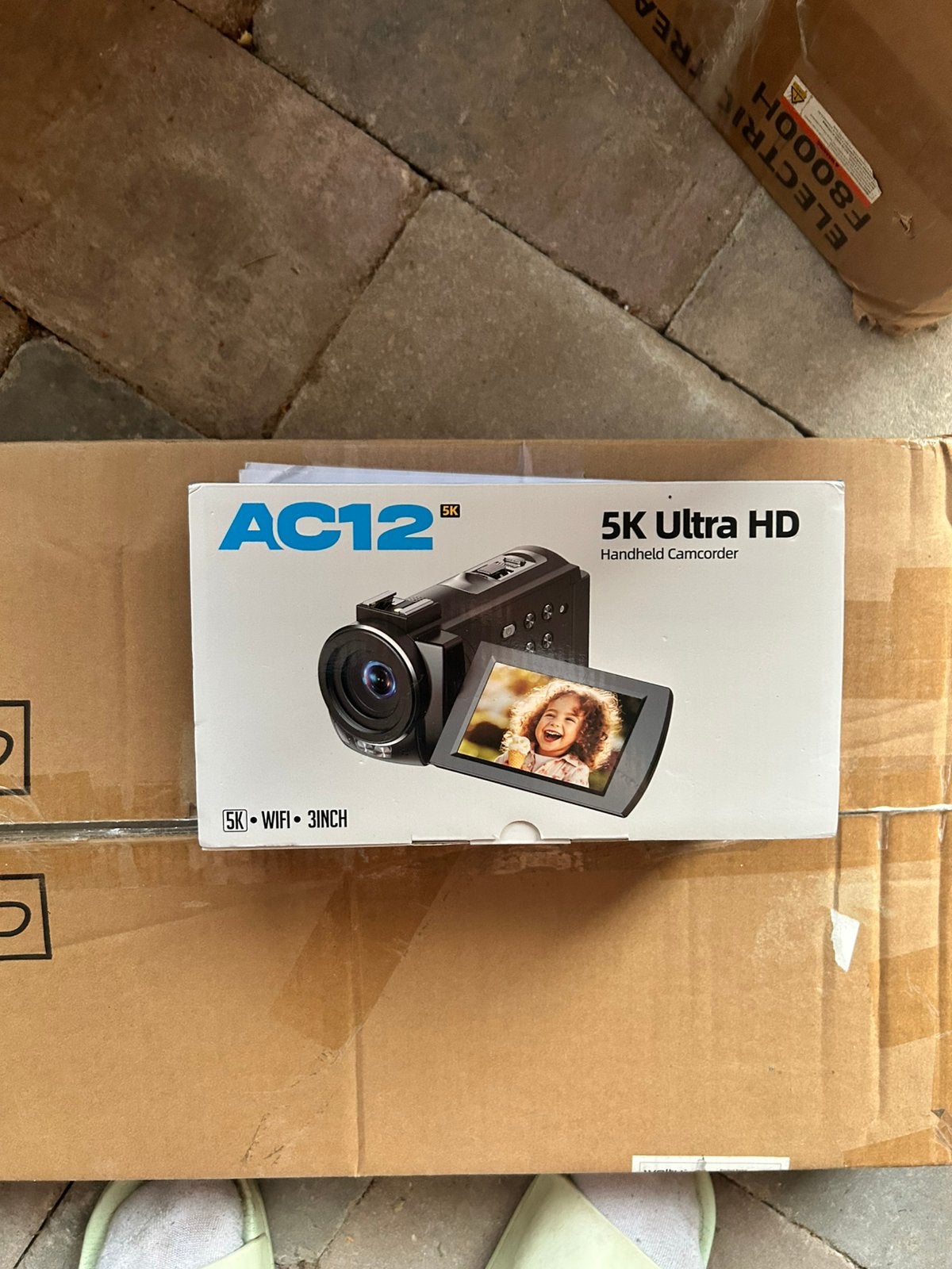 Camcorder 5K Ultra HD 56MP - WiFi - 3" LCD - Compleet Set, Overige merken, Zo goed als nieuw, X, Geheugenkaart