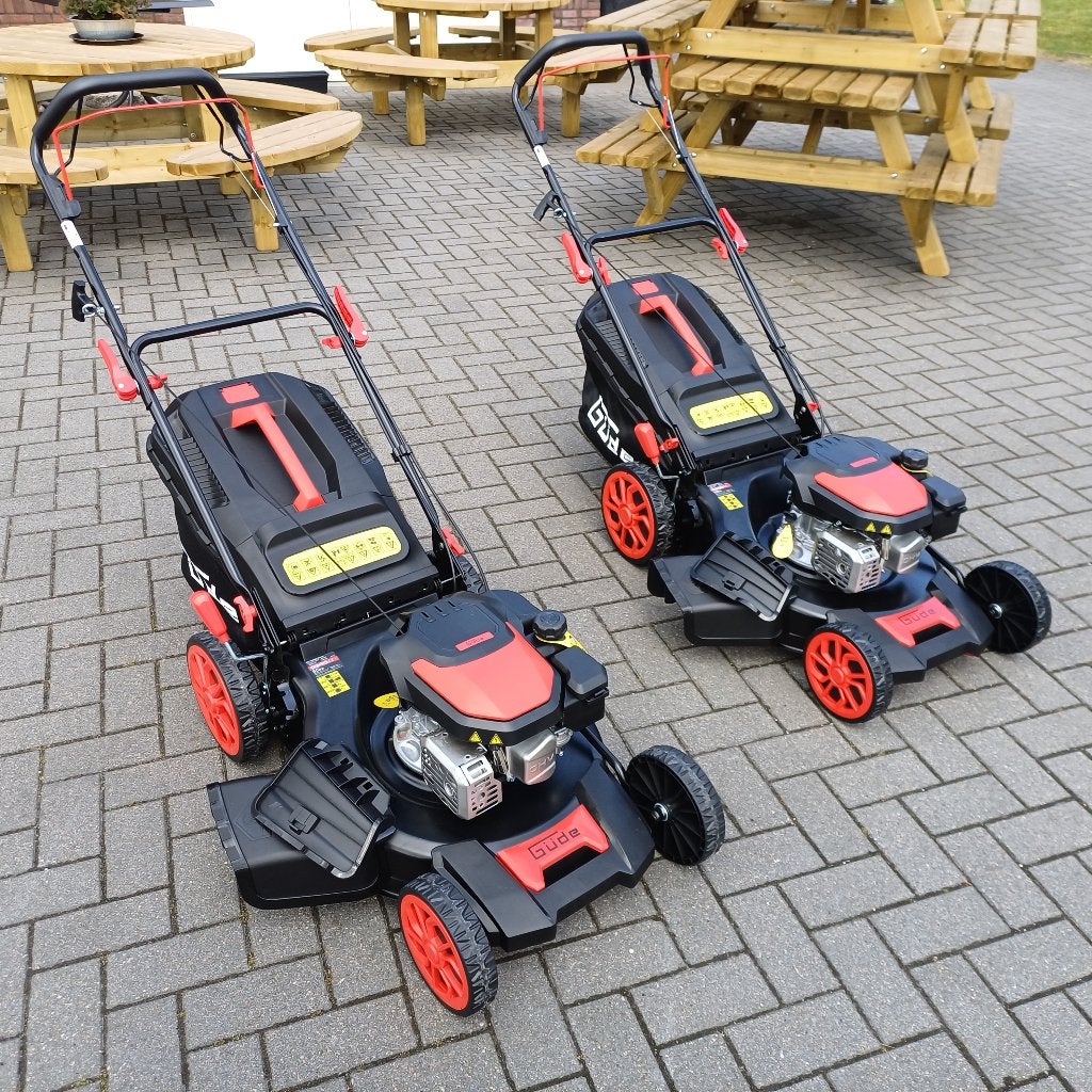 Lentedeal! Gude Big Wheeler 514.9R Aangedreven grasmaaier!!, Ophalen, Cirkelmaaier, Nieuw, Benzine-grasmaaier