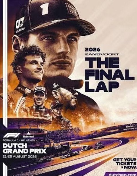 F1 Dutch GP Zandvoort 2026 – 4 x Pit Grandstand (Zat en Zon), Tickets en Kaartjes, Drie personen of meer, Meerdaags