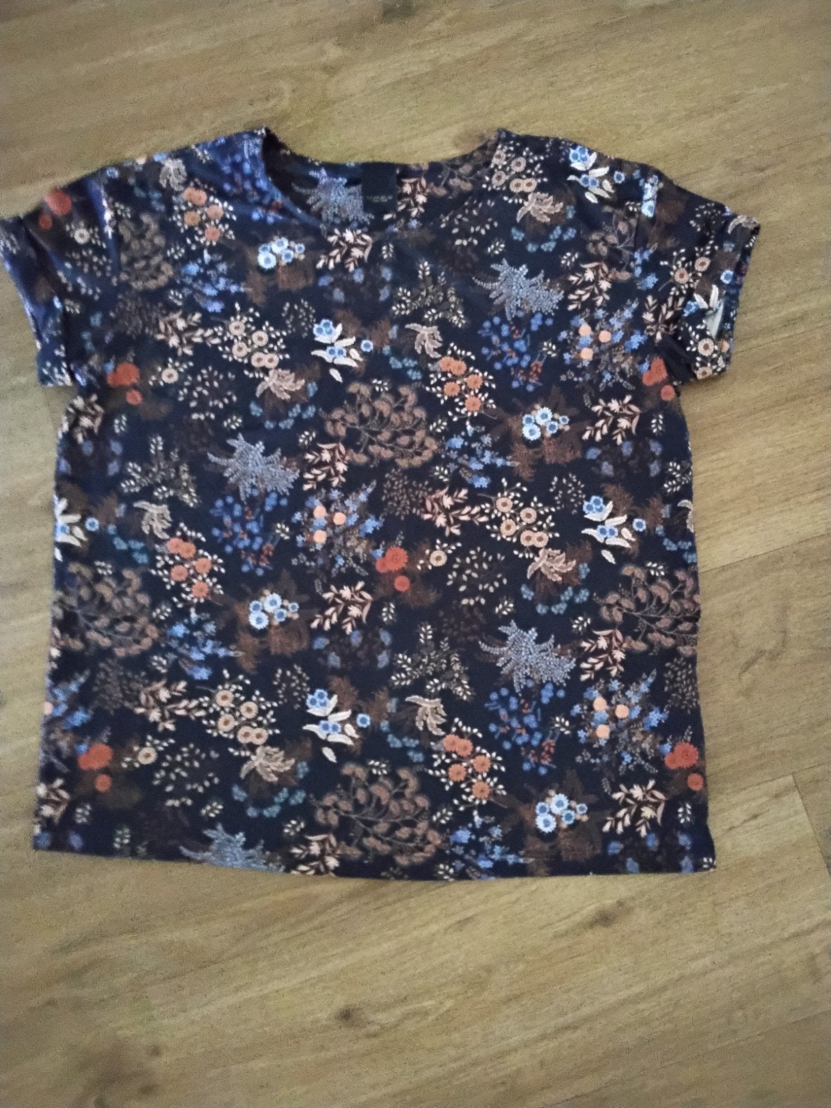 Luxzuz One Two T-shirt met bloemenprint, maat 40, Maat 38/40 (M), Meerkleurig, Luxzuz One Two, Ophalen of Verzenden