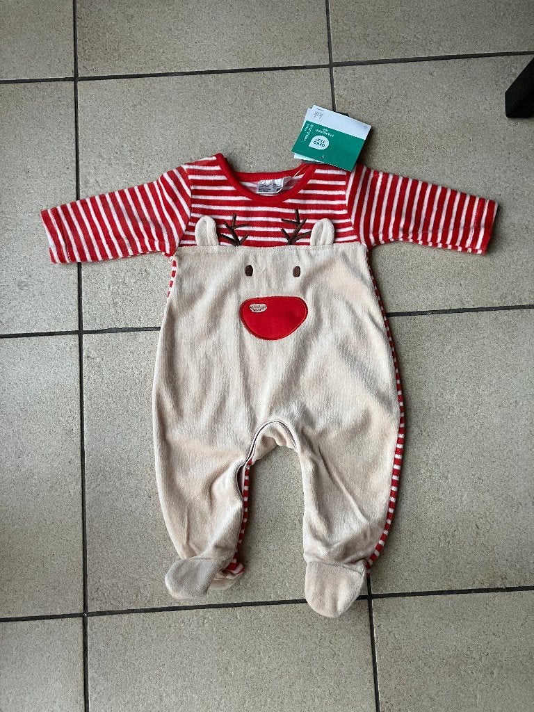 Nieuw kerstpakje ' rendier ' - Maat 56, Ophalen of Verzenden, Nieuw, Jongetje of Meisje, Pakje
