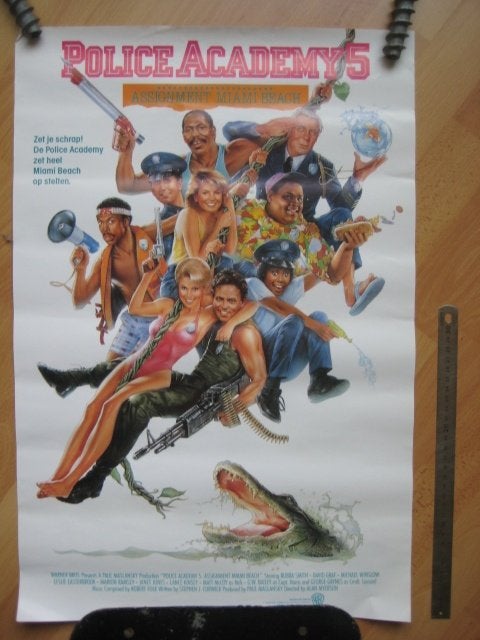 Police Academy 5 poster, Ophalen of Verzenden, Film en Tv
