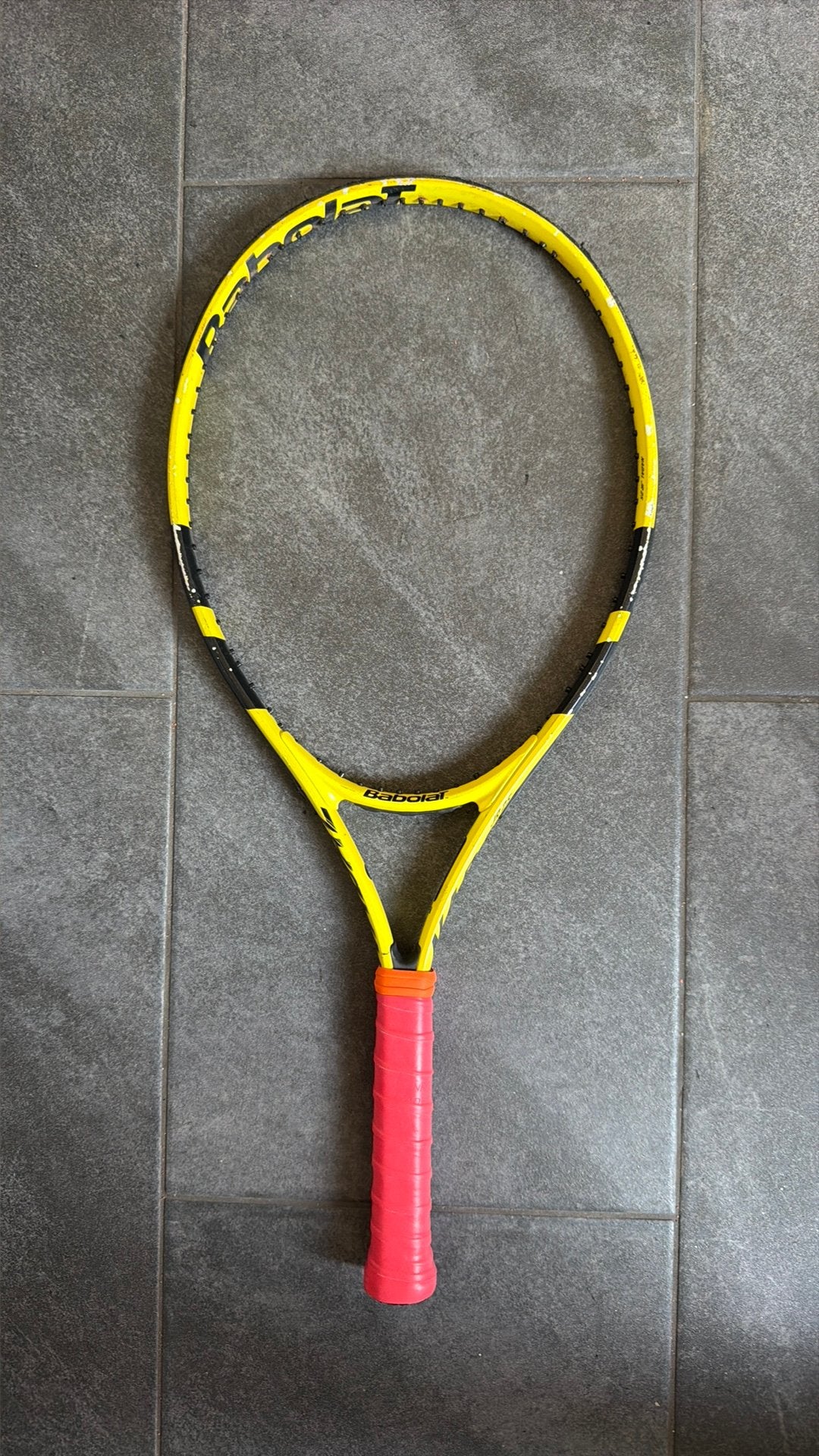 Babolat junior 25inch, Sport en Fitness, Ophalen of Verzenden, Zo goed als nieuw, L0, Racket