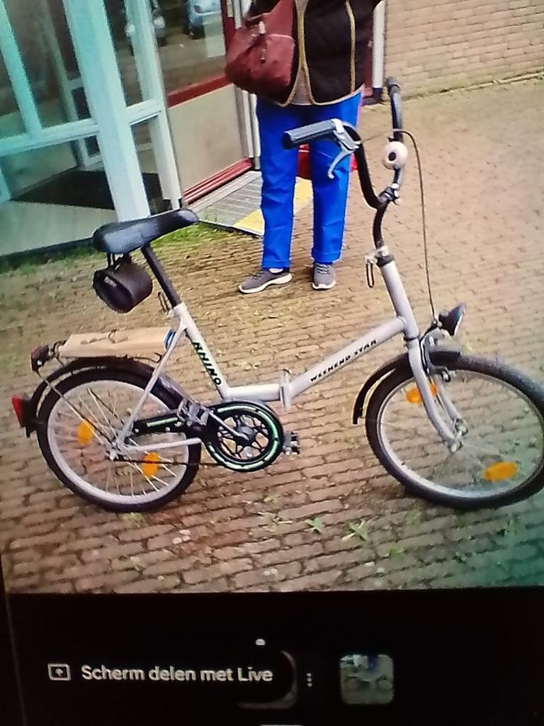 Nette vouwfiets, Fietsen en Brommers, Fietsen | Vouwfietsen, Ophalen of Verzenden, Zo goed als nieuw