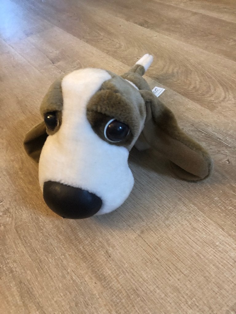 Vintage knuffel Artlist Hond zgan, Ophalen of Verzenden, Nieuw, Hond
