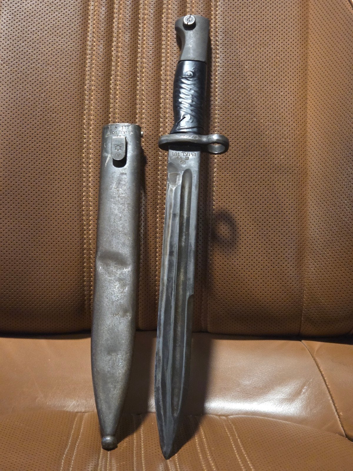 Israëlische Bajonet M-49 (gebaseerd op Duitse K98), Verzamelen, Ophalen of Verzenden, Overige gebieden, Mes of Dolk