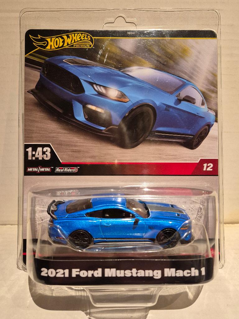 Hotwheels Premium 1/43 2021 Ford Mustang Mach 1, Ophalen of Verzenden, Nieuw, Auto, Overige merken