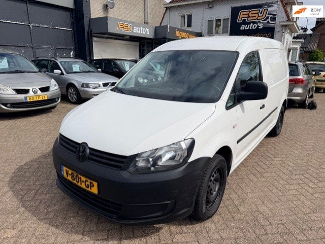 Volkswagen Caddy 1.6 TDI / 102PK / MAXI / GEEN APK!, Voorwielaandrijving, Euro 5, Gebruikt, Zwart