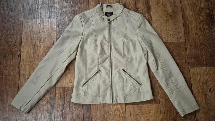Nieuw Silver Creek Beige leren jas maat M, Maat 38/40 (M), Silver Creek, Beige, Nieuw