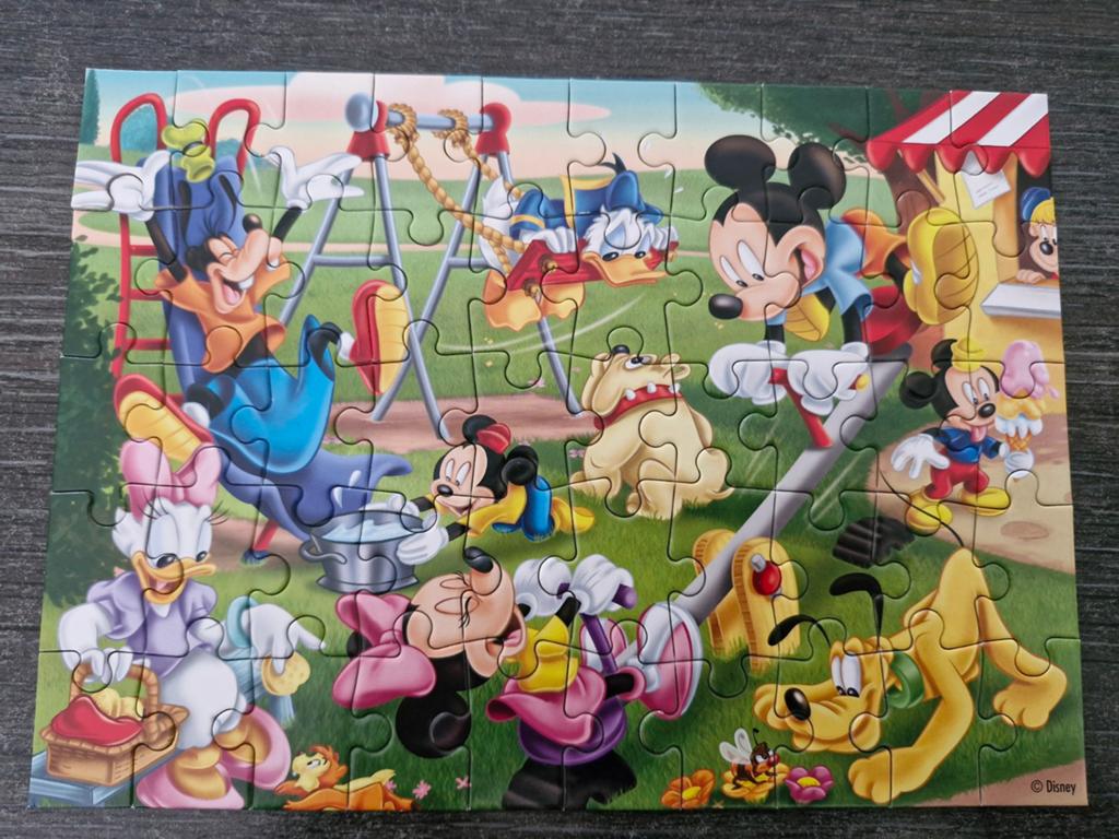 Puzzel Mickey Mouse Clubhouse 50 stukjes, Ophalen of Verzenden, 10 tot 50 stukjes, Gebruikt, 4 tot 6 jaar