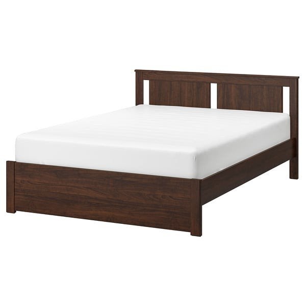 ikea songesand bed 160x200 bruin, Ophalen, Gebruikt, Bruin, Tweepersoons