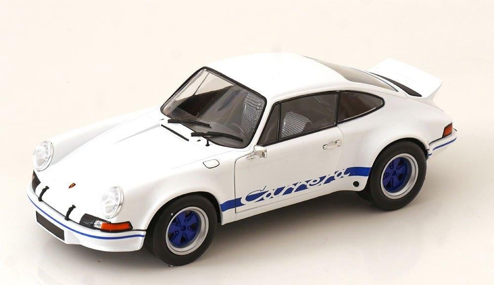 Porsche 911 Carrera RSR Coupe 1973 Wit / Blauw 1-18 Solido, Solido, Tschuiten@hotmail.com, Auto, Solido