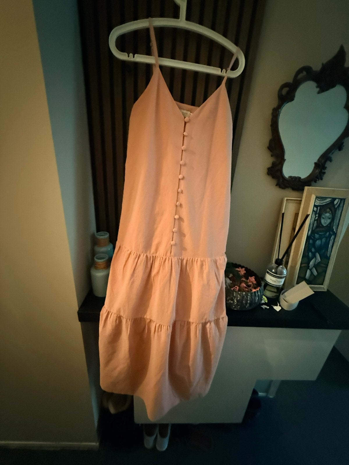 Nieuwe Ted Baker jurk - Roze met knoopjes, Nieuw, Ophalen of Verzenden, Roze, Maat 36 (S)