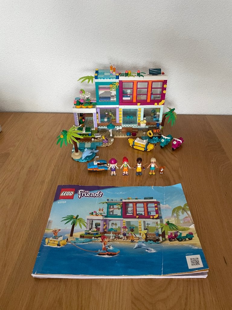 Lego Friends Vakantie strandhuis (41709), Lego, Friends, Ophalen of Verzenden, Zo goed als nieuw