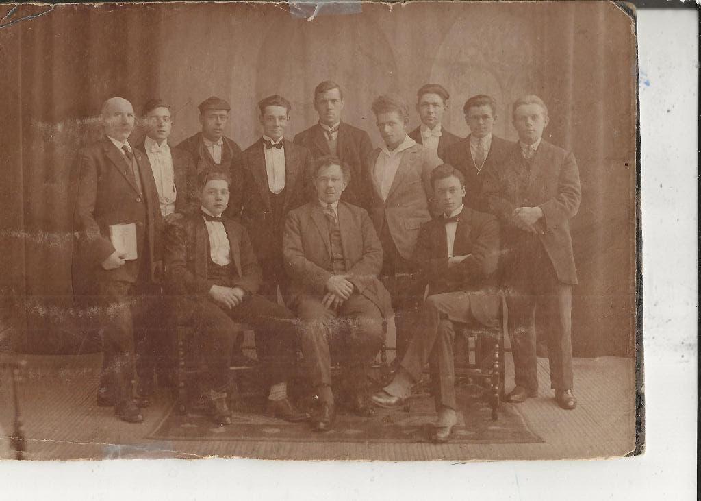 Poeldijk St Genesius Toneelvereniging Kabinetsfoto, Verzamelen, Ansichtkaarten | Nederland, Ophalen of Verzenden, Voor 1920, Ongelopen