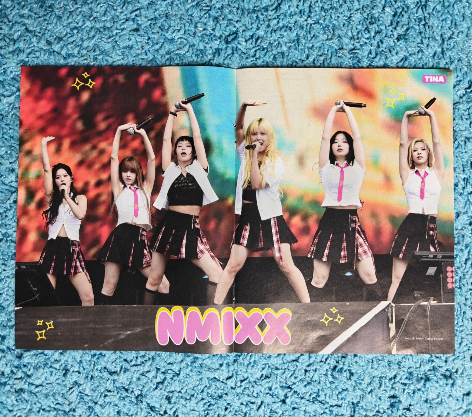 NMIXX K-pop poster Tina, Rechthoekig Liggend, Nieuw, Ophalen of Verzenden, A1 t/m A3