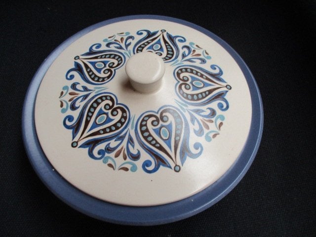 Schaal met deksel palissy, royal worcester group, Ophalen of Verzenden