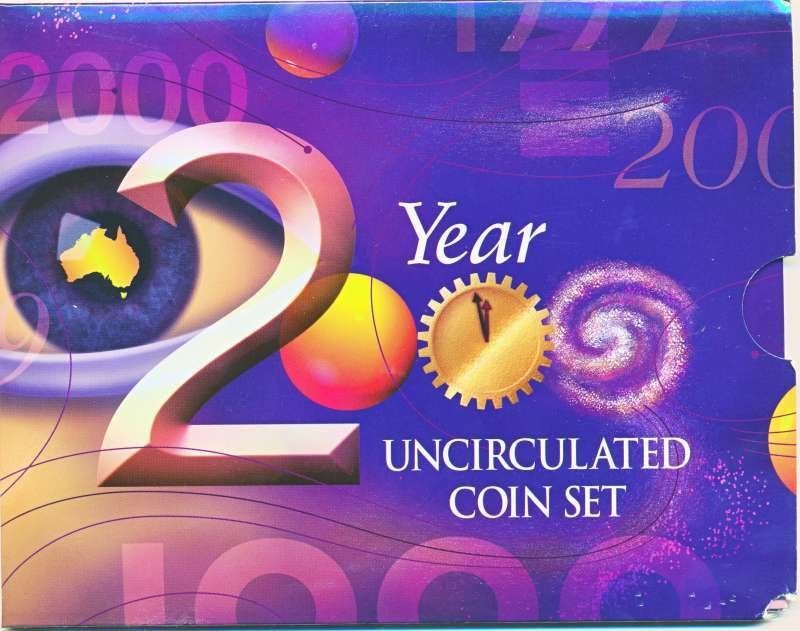 Australië 2000 Milennium UNC set, Ophalen of Verzenden, Setje