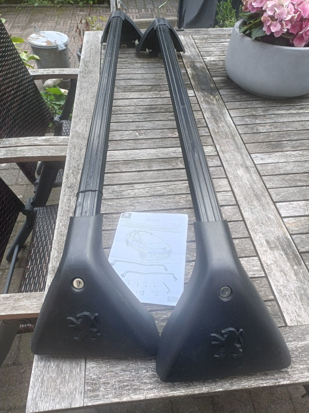Peugeot 3008 dakdragers, Ophalen, Gebruikt
