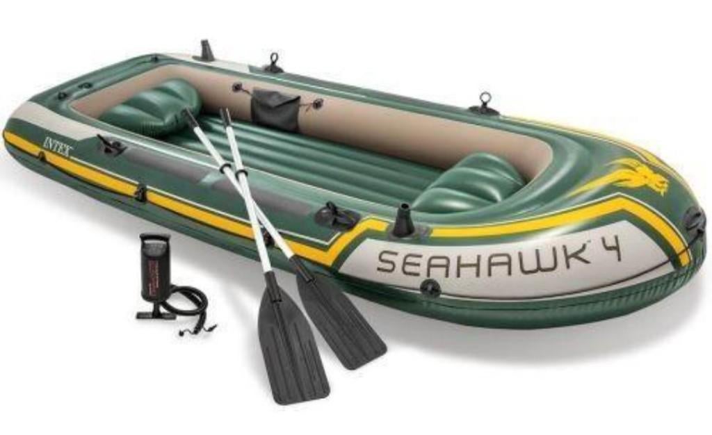 roeiboot Seahawk 4 persoons, als nieuw met toebehoren, Ophalen, Zo goed als nieuw