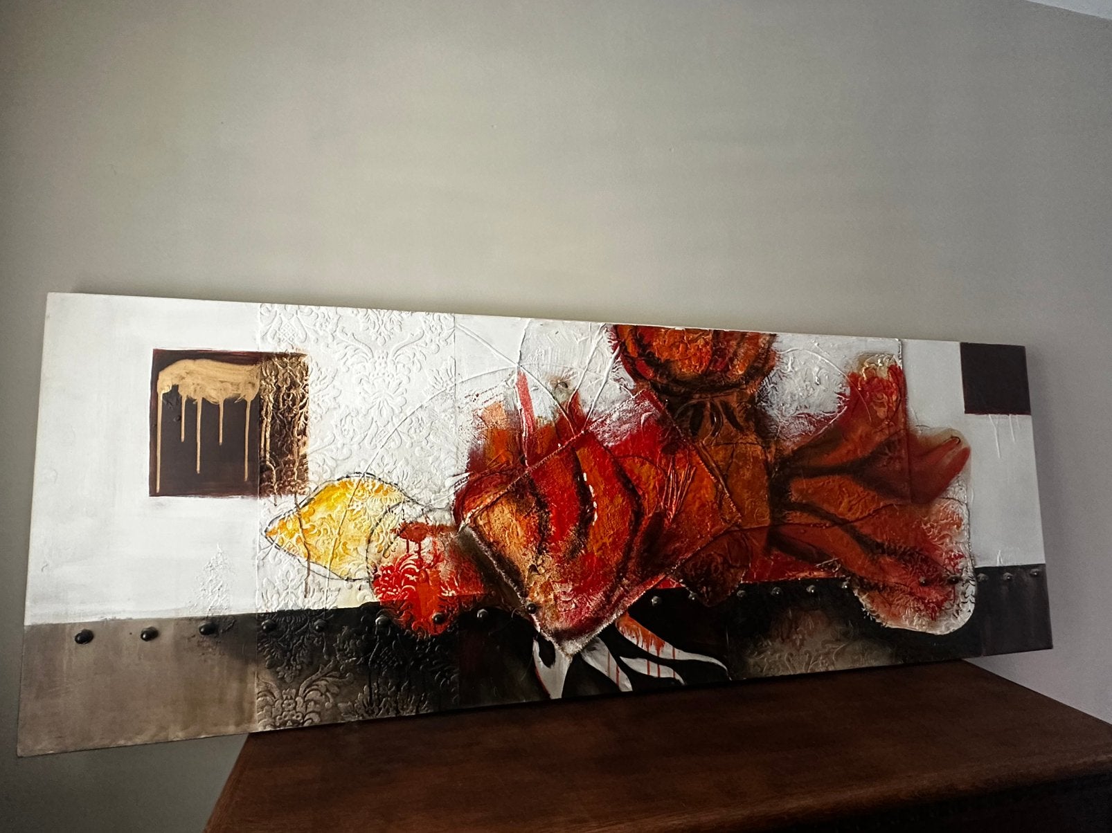 Schilderij 170x60 Cobra Art Company, Antiek en Kunst, Ophalen