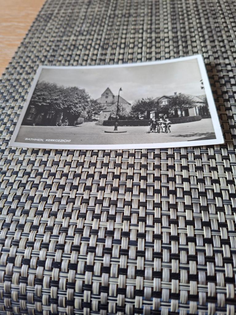 Bathmen, Kerkgezicht, Ophalen of Verzenden, 1940 tot 1960, Gelopen, Overijssel