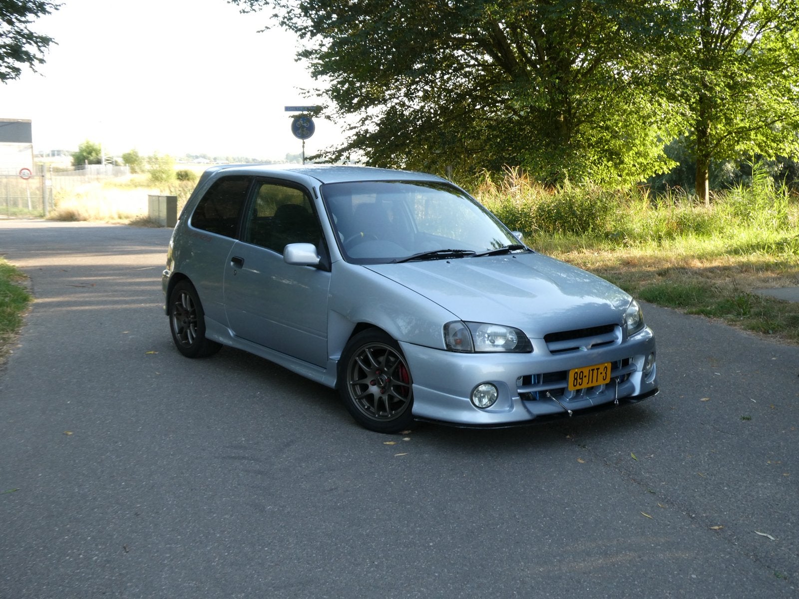 Toyota Starlet glanza 1996 Grijs gt turbo, Ophalen, Toyota