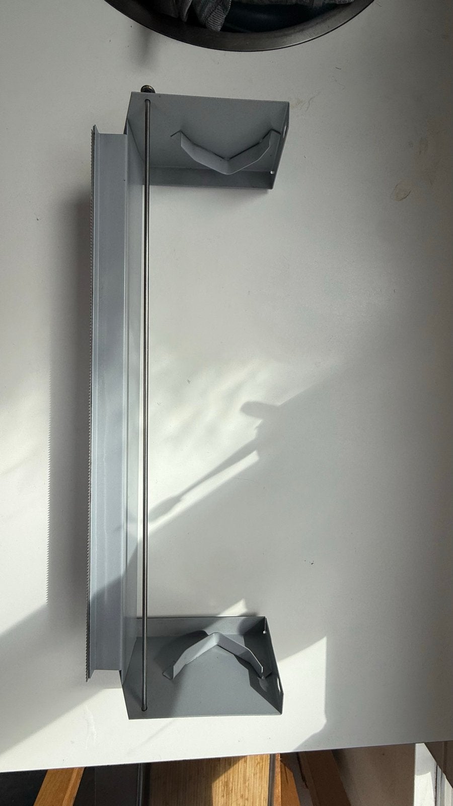 Vershoudfolie dispenser 45cm breed, Ophalen of Verzenden, Metaal, Grijs, Overige typen