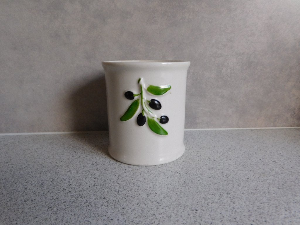 Pot 10x10,5 cm. d' Olives Revol France, Overige merken, Keramiek, Overige typen, Ophalen of Verzenden
