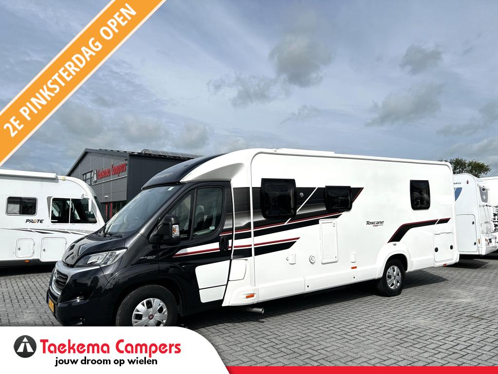 Swift Toscane 700 Queensbed/2019/Automaat/150pk/8-m/uniek!, Fiat, 7 tot 8 meter, Bedrijf, Diesel