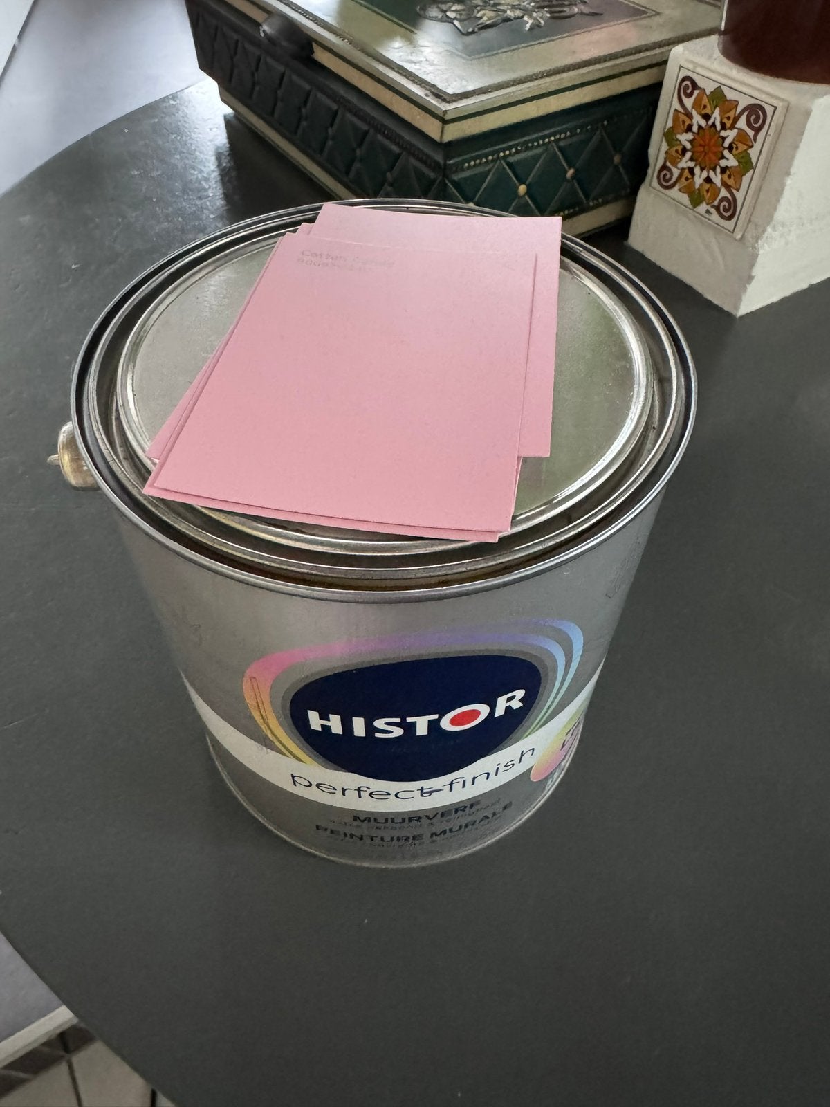 Histor roze muurverf 2,5 liter, Doe-het-zelf en Verbouw, Nieuw, Ophalen of Verzenden, Verf, Roze