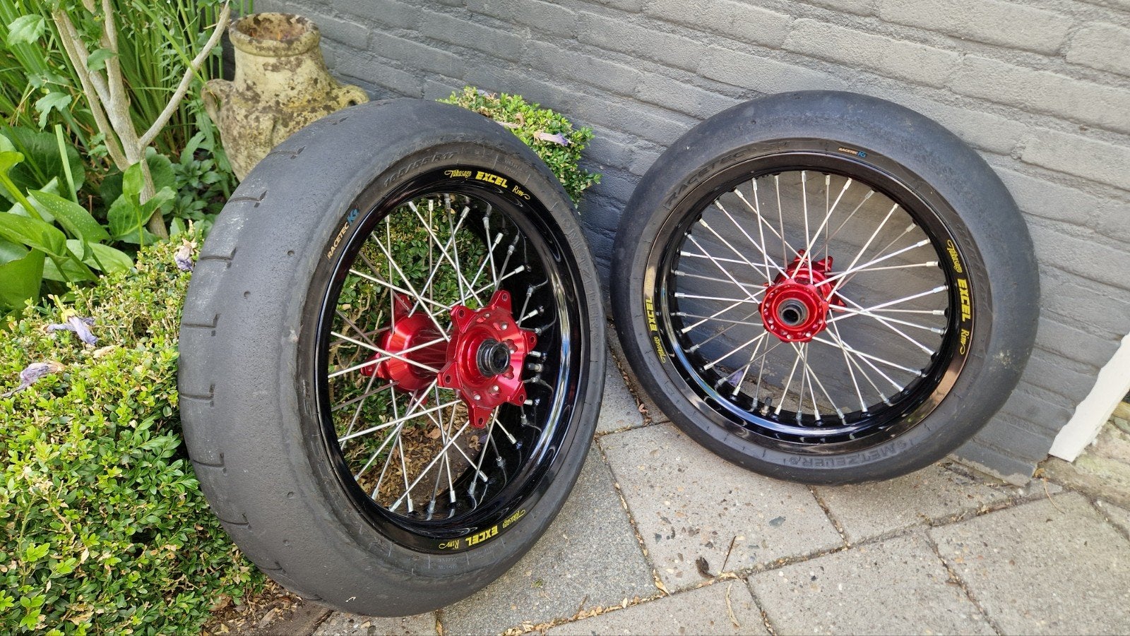 Supermotard Velgen Set Honda CRF, inclusief Moto Master rem, Ophalen, Nieuw