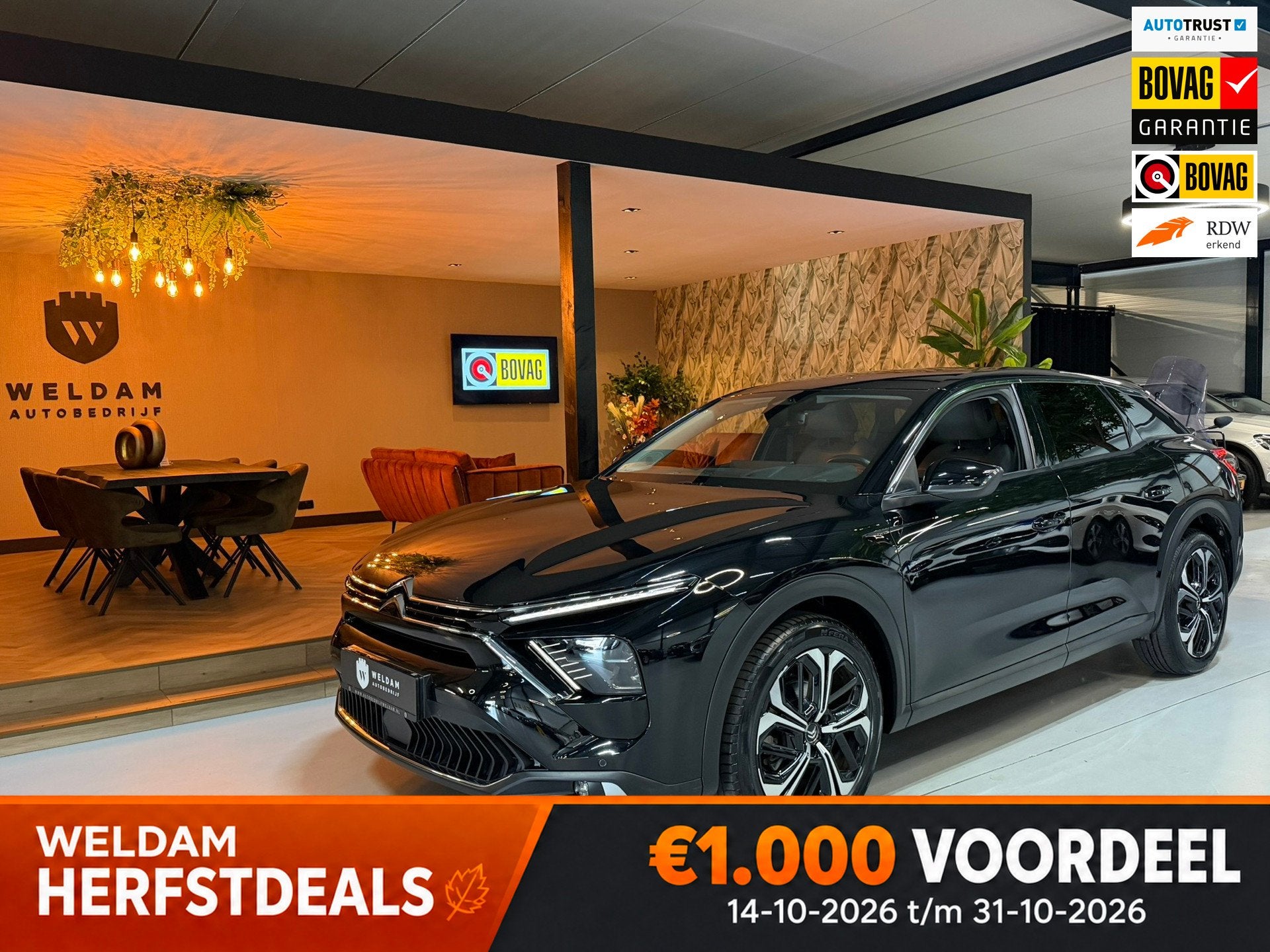Citroen C5 X 1.2 130 EAT8 Shine Garantie|Premium|Carplay|Lan, Auto's, Dealer onderhouden, Adaptive Cruise Control, Gebruikt, 1199 cc