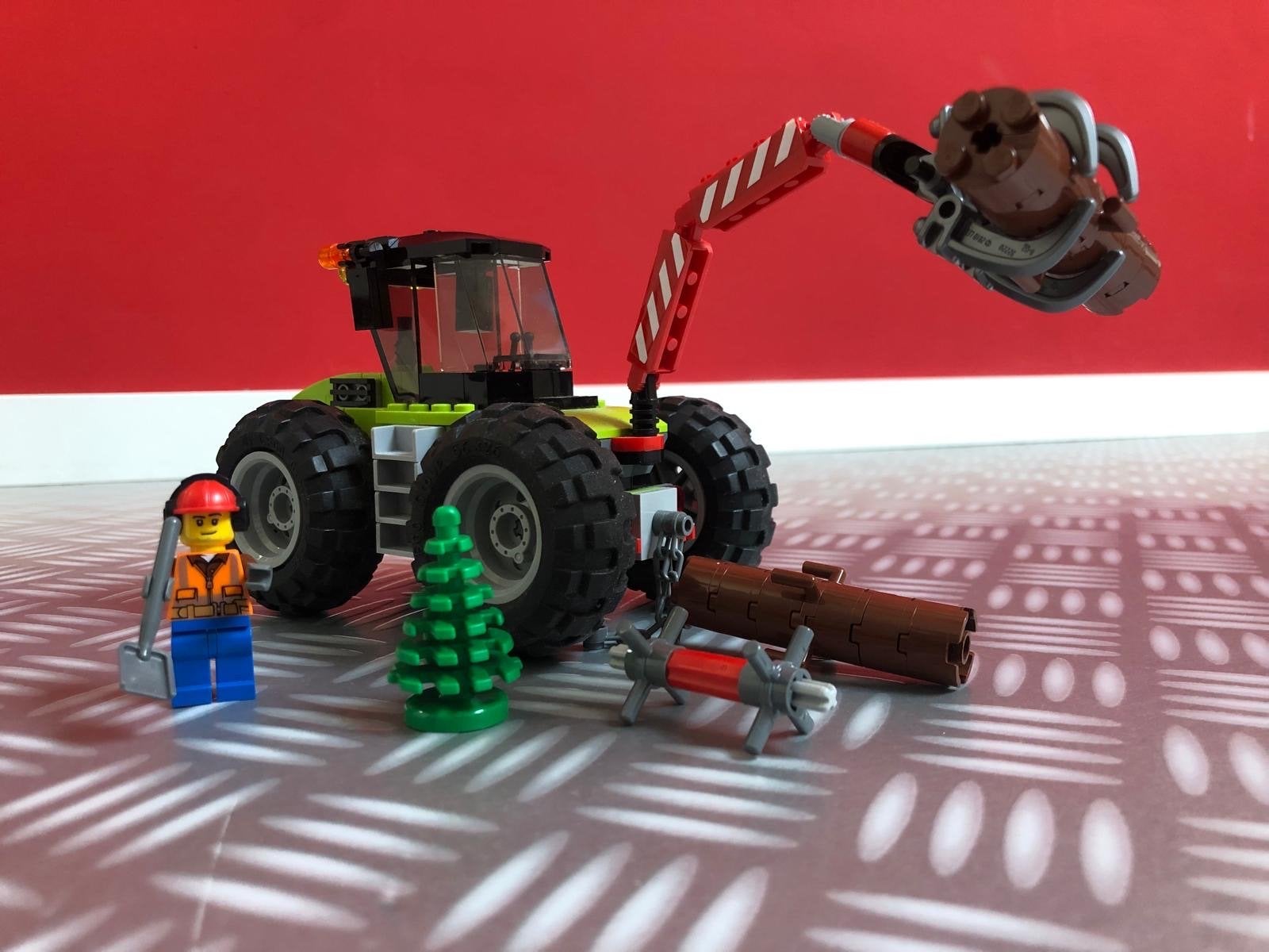 LEGO City 60181 Bosbouwtractor met minifiguur, City, Lego, Ophalen of Verzenden, Zo goed als nieuw