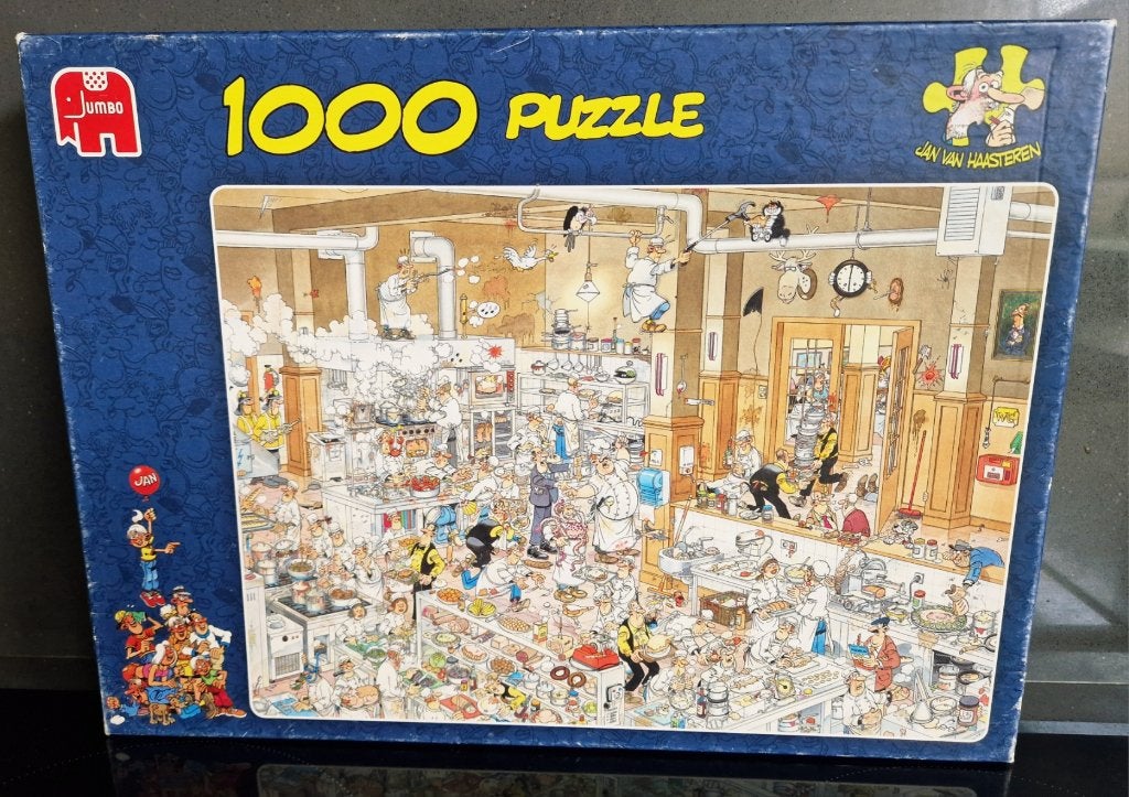 Jan van Haasteren puzzel 1000st kopen of ruilen, Ophalen, 500 t/m 1500 stukjes, Gebruikt, Legpuzzel