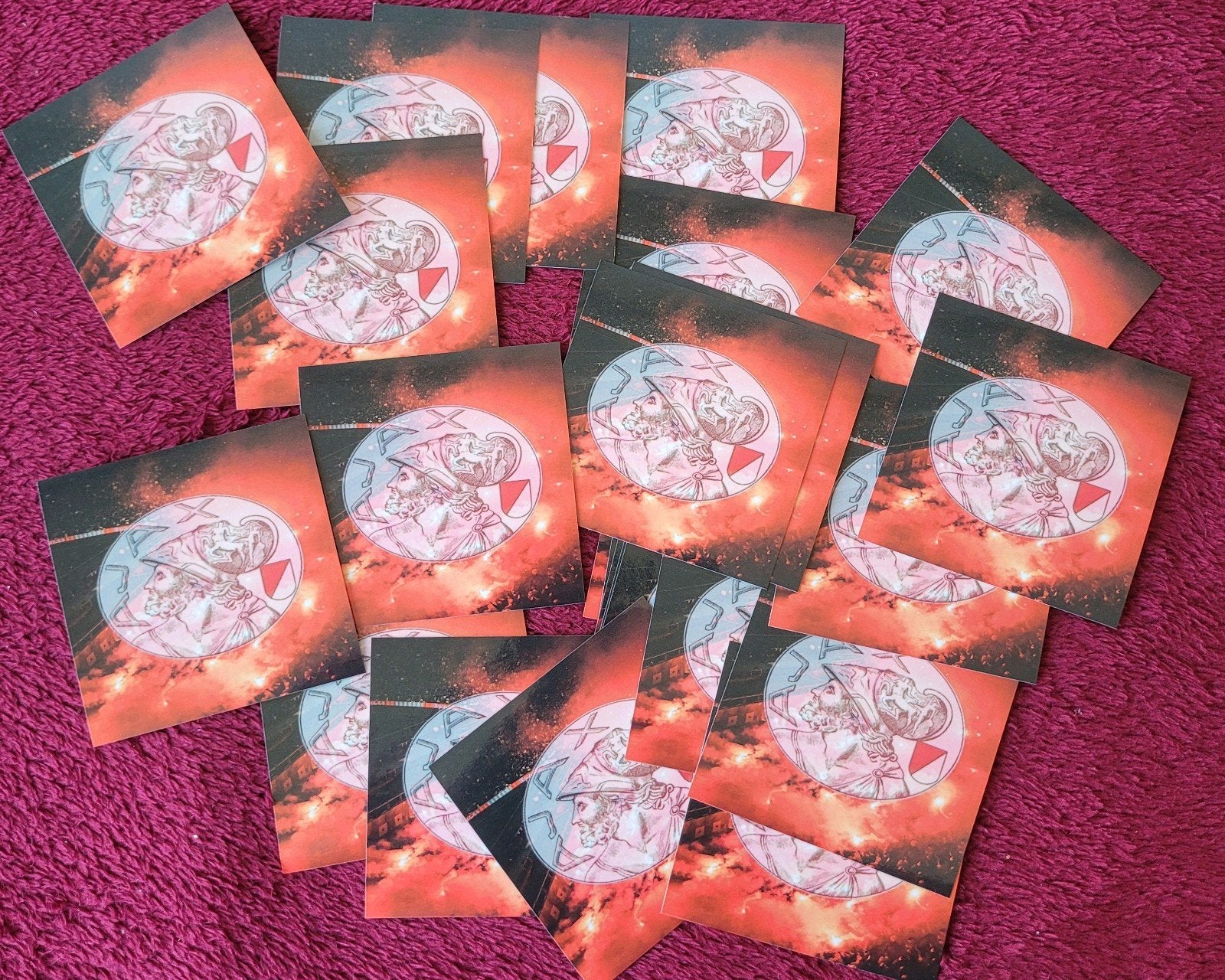 Ajax Stickers -  25 stuks, Ophalen of Verzenden, Nieuw, Meerdere stickers