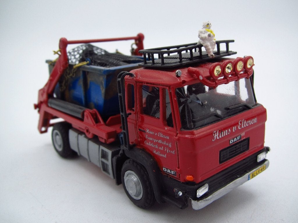 Lion car Siku - DAF 1900 Portaalwagen zelfbouw 1:50, Hobby en Vrije tijd, Modelauto's | 1:50, Ophalen of Verzenden, Gebruikt, Bus of Vrachtwagen