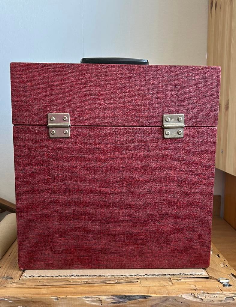 Vintage Bevon? platenkoffer incl 2 slotsleuteltjes, Ophalen of Verzenden, Gebruikt