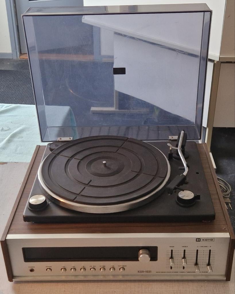 Vintage Koyo KSR-1013 Stereo-set met Platenspeler, Ophalen, Gebruikt, Tuner of Radio, Overige merken