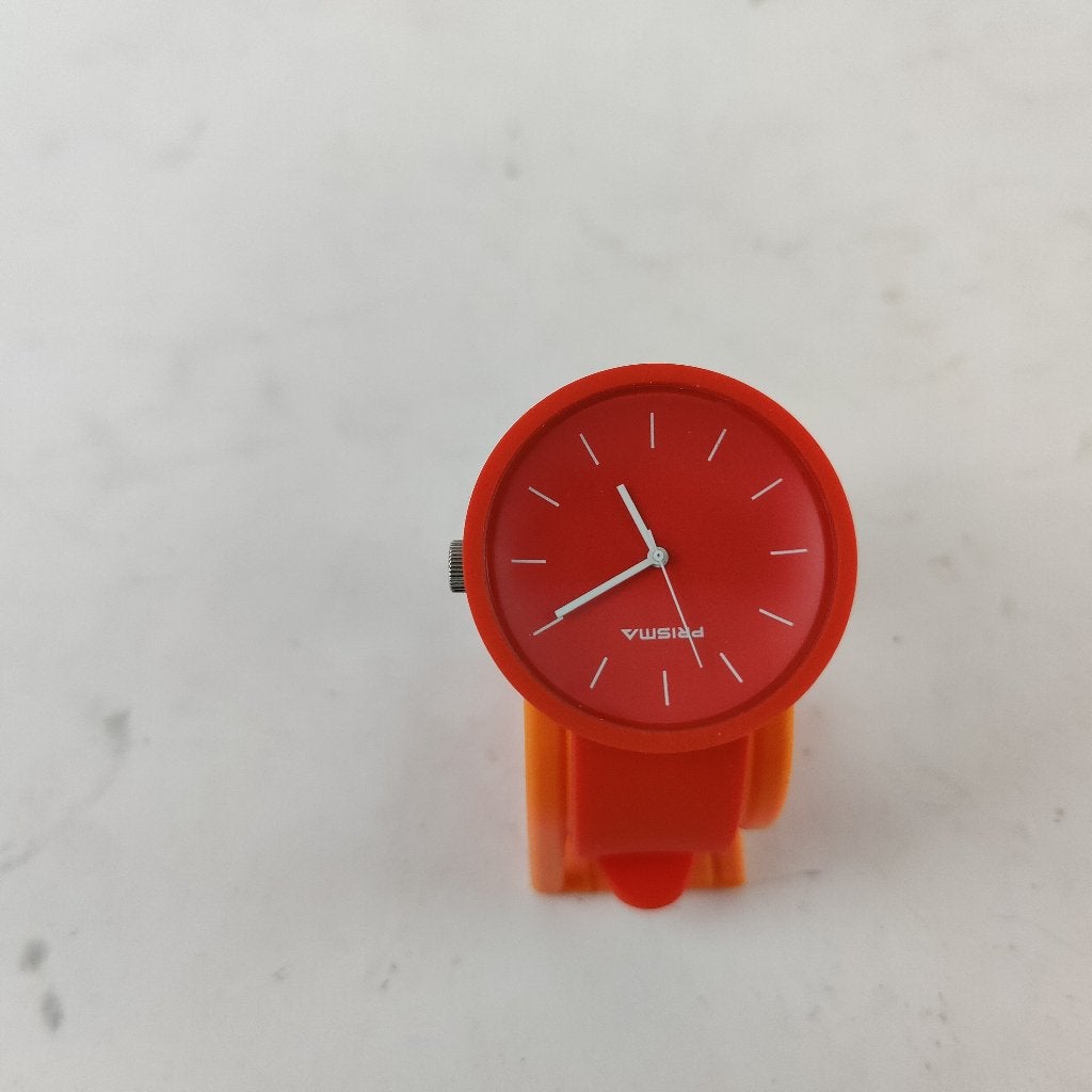 Prisma Horloge rood || Nu voor maar €19,99, Ophalen of Verzenden, Huis en Inrichting