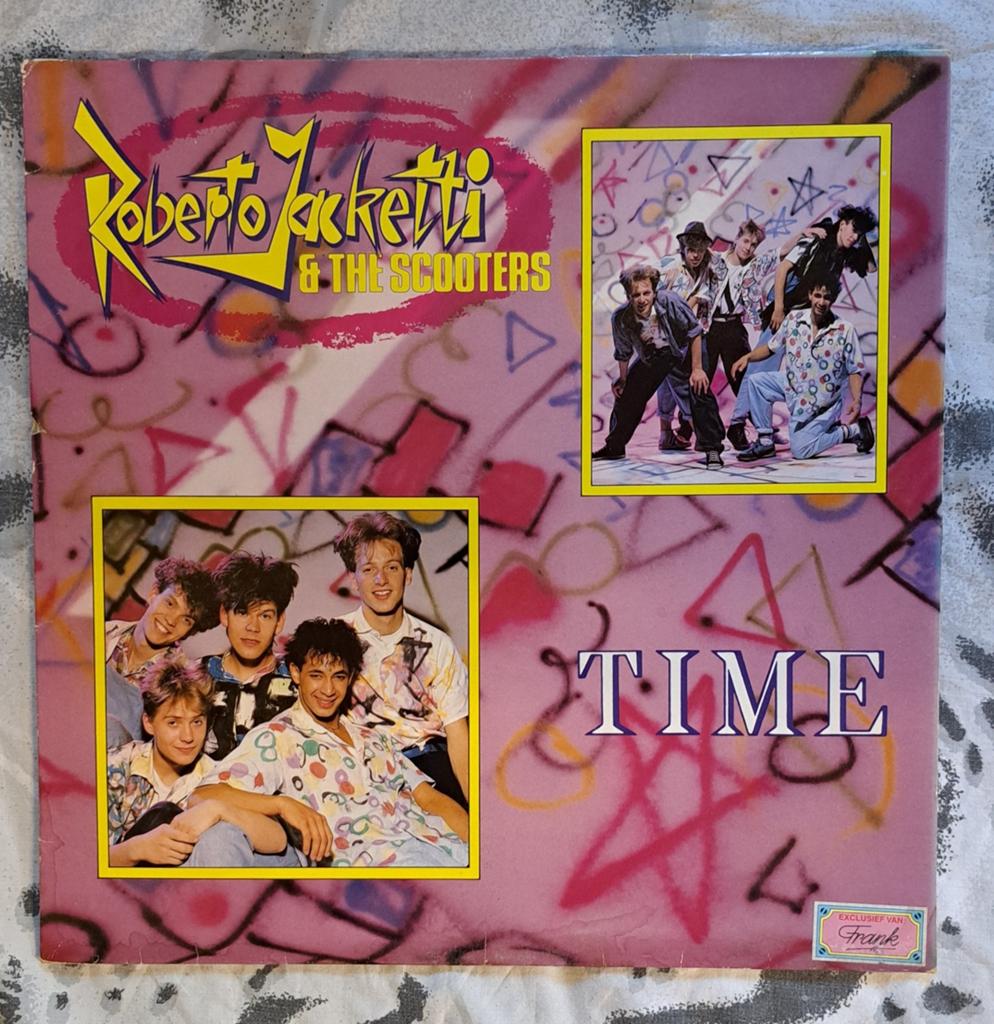 LP Roberto Jacketti & The Scooters - Time (1984), Fotohoes, Ophalen of Verzenden, Gebruikt, 12 inch