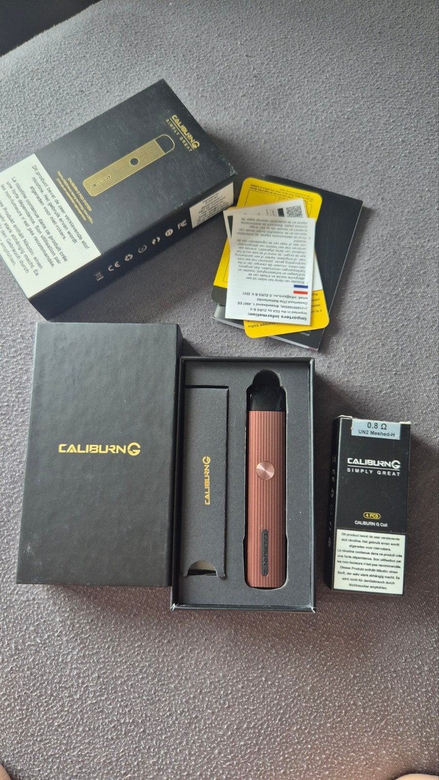 Uwell Caliburn G Pod System - Zo goed als nieuw, Ophalen, Zo goed als nieuw, (Water)pijp