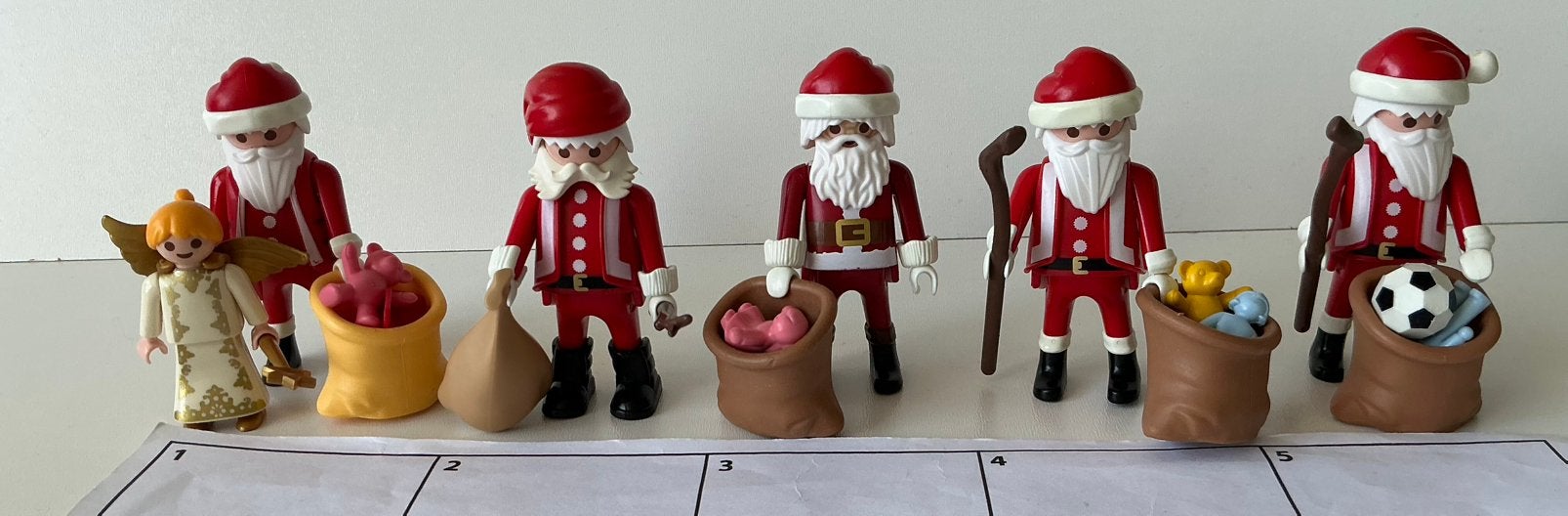Playmobil diverse kerstmannen, Kinderen en Baby's, Speelgoed | Playmobil, Ophalen of Verzenden, Gebruikt, Losse onderdelen