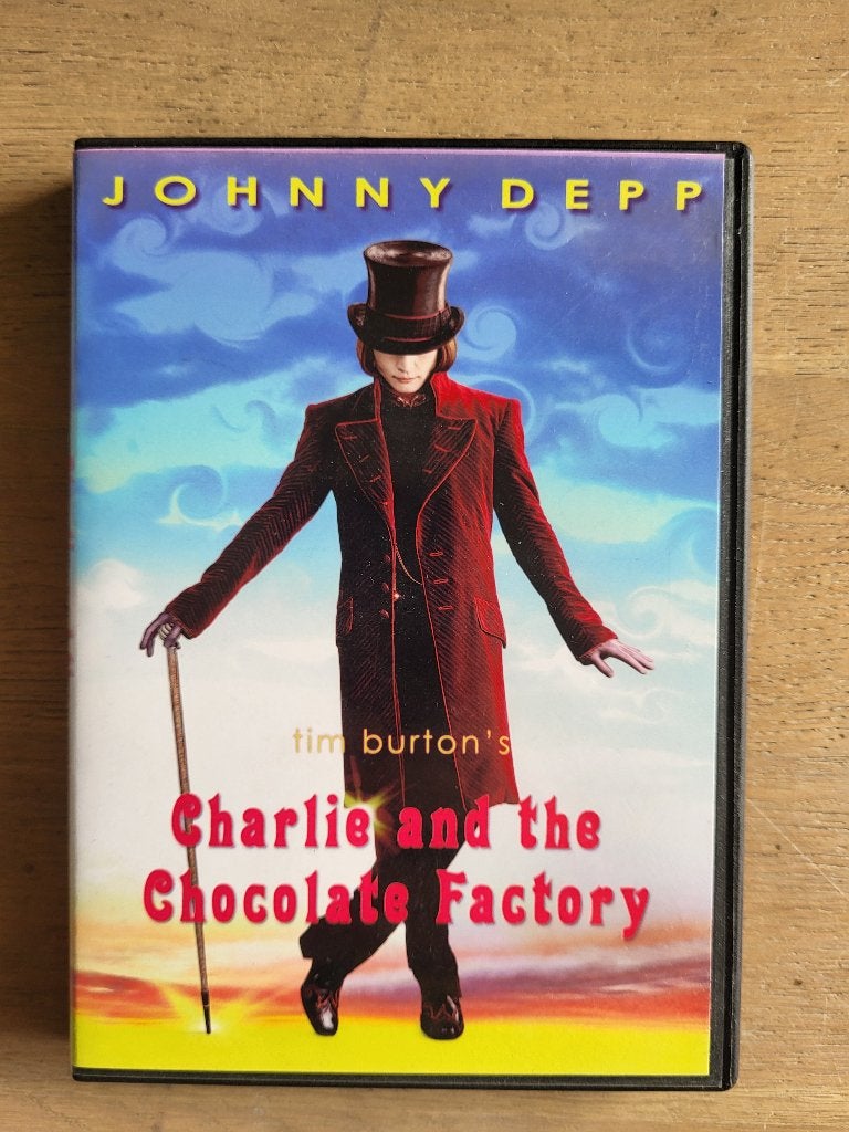 DVD Charlie and the chocolat factory - Johnny Depp, Cd's en Dvd's, Dvd's | Kinderen en Jeugd, Zo goed als nieuw, Alle leeftijden